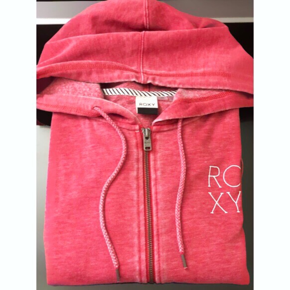 🏖️Roxy Red Moon Rising Wave Hoodie, Sz. M🏖 - Picture 3 of 7
